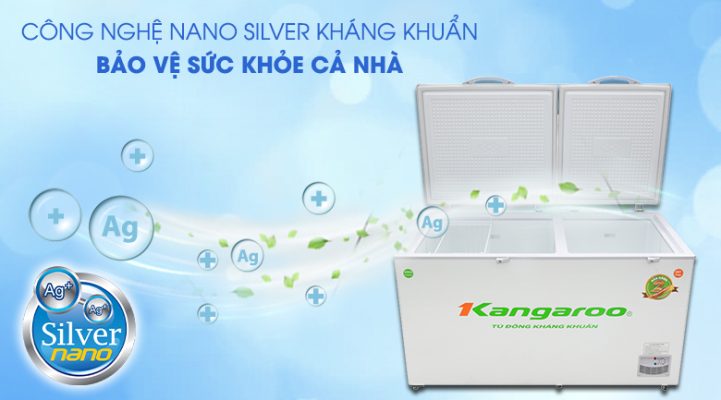 Tủ đông kháng khuẩn Kangaroo KG688C2 – 471 lít chính hãng giá tốt